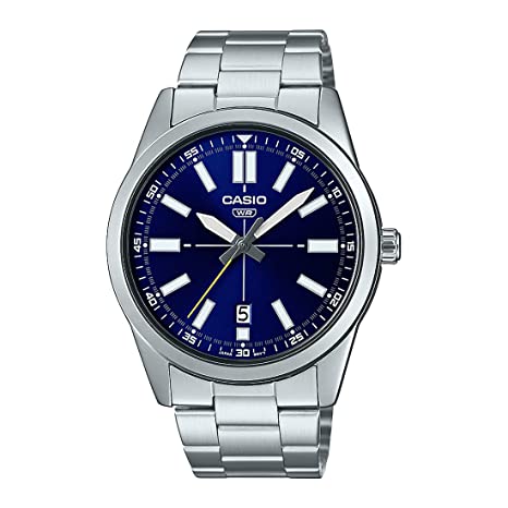 Casio Analog Blue Dial Men's Watch-MTP-VD02D-2EUDF