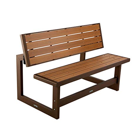 Lifetime 60139 Convertible Bench, Mocha Brown