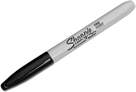 Sharpie 30001 Fine Point Permanent Marker Black Dozen