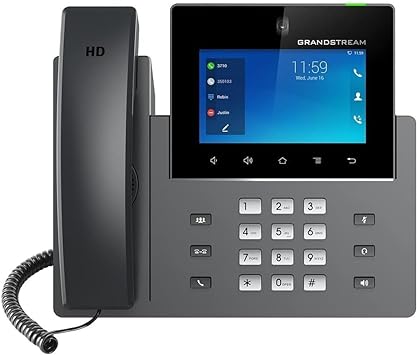 Grandstream Networks IP Video Phone, 5-Inch Color Touch Screen, 16 SIP Lines, 802.11n Wi-Fi, Dual-port Gigabit Ethernet (GXV3350)
