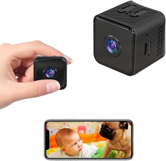 Persil Hidden Camera - Nanny Cam - Mini Camera - Spy Camera - WiFi Camera - HD 1080P Camera- Live Video Recorder with Night Vision - Surveillance Camera Full HD-1