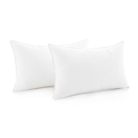 Weekender Down Alternative Pillow with 100 Cotton Cover - Set of 2 - Standard