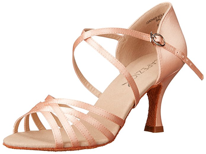 Capezio Women's SD02 Rosa 2.5" Flared-Heel Sanadl