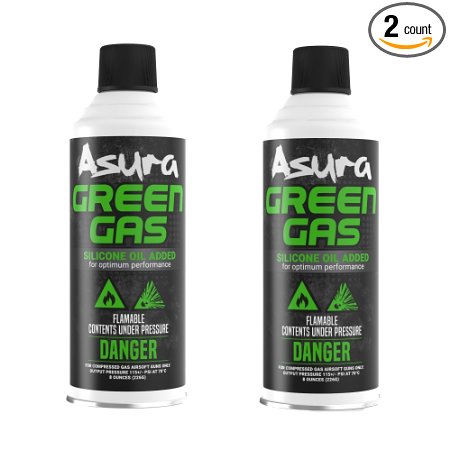 Asura Power Green Gas G-1000, Pack of 2