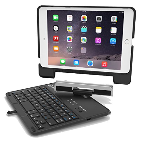 iPad mini Keyboard Cases, New Trent Airbender lite with Detachable Wireless Bluetooth Smart Keyboard for the Apple iPad mini 4 and iPad mini 1 2 3