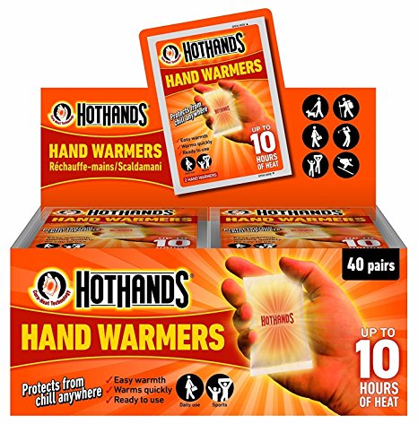 Hot Hands Hand Warmer 20 40 60 80 100 Pairs Cura-Heat Warmers (40)