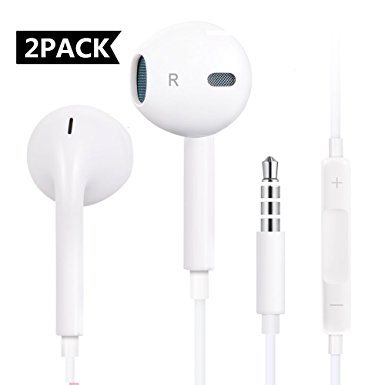 ViiVor Earbuds For All iPhone iPod iPad Headphones Earphones With Remote Control Mic Volume for Apple iPhone,Android Smartphones and all iPod iPad (White)