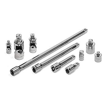 Craftsman 10 Piece Socket Accessory Set - 1/4, 1/2 and 3/8 Drive, 9-42351