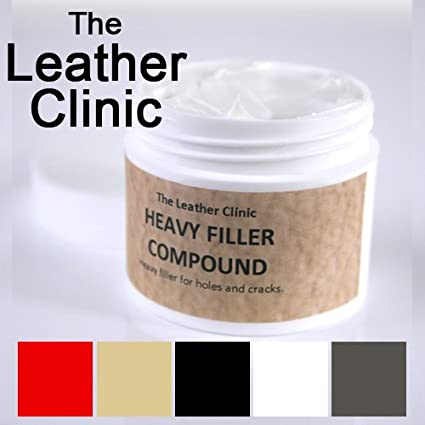Leather Repair Filler Compound for Cracks, Burns and Holes 50ml (Dark Brown)