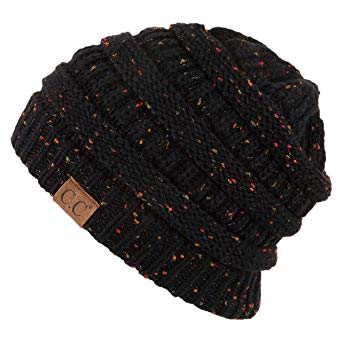 C.C Exclusives Unisex Ribbed Confetti Knit Beanie (HAT-33)