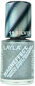 Layla Magneffect Nail Polish, Silver Galaxy, 1.9 Ounce