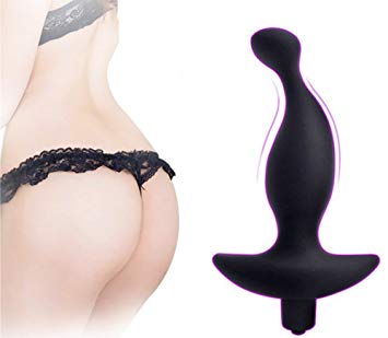 Silicone Vibrating Anal Plug - Massager Prostate Stimulation Vibrator Adult Sex Toys