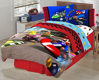 Super Mario The Race Is On Sheet Set, Twin