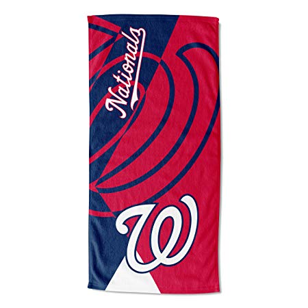 Officially Licensed MLB Puzzle Oversized Absorbent Beach Towel, Towels, 34" x 72"