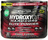 Hydroxycut Hardcore Elite Powder  Fruit Fusion 30 Servings Net Wt 0183 lbs