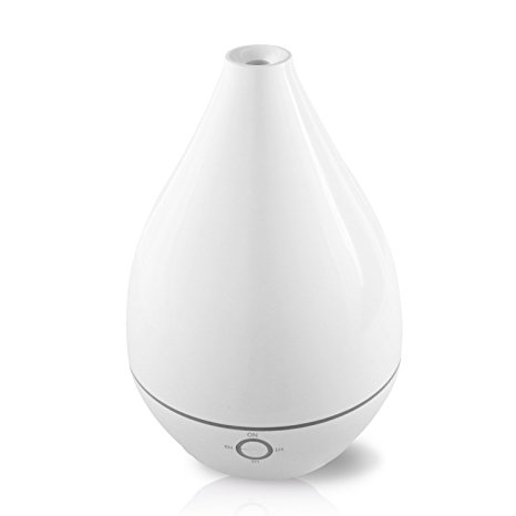 Ultrasonic Cool Mist Humidifier, Yimei 500ml Essential Oil Diffuser for Office Home Bedroom Automatic Shut-Off Whisper Quiet Operation with 7 Color Soft Night Lights