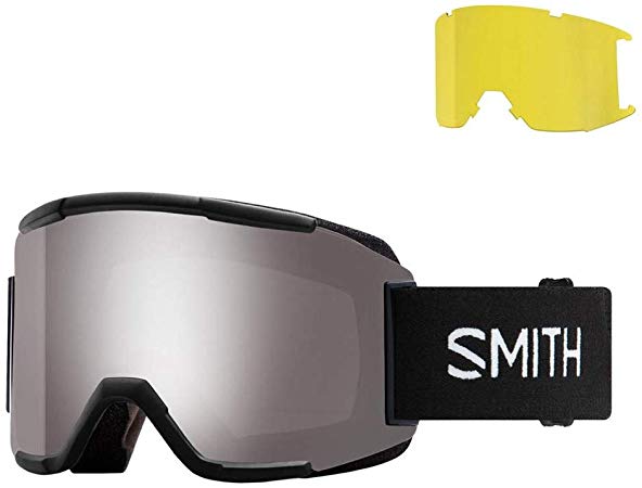 Smith Optics Squad Adult Snow Goggles - Black/Chromapop Sun Platinum Mirror/One Size