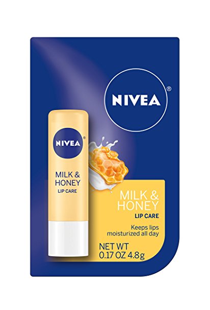 NIVEA Kiss of Milk and Honey Soothing Lip Care,0.17 Ounce (Pack of 6)