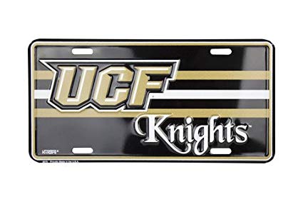 University of Central Florida Knights License Plate Tin Sign 6 x 12in