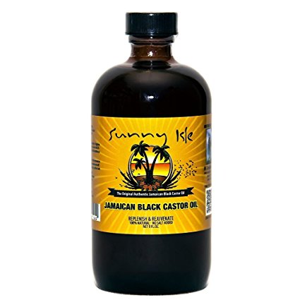 SUNNY ISLE JAMAICAN BLACK CASTOR OIL 100% NATURAL OIL CASTOR OIL 4oz