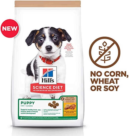 Hill's Science Diet Dry Puppy Food, No Corn, Wheat or Soy, Chicken Recipe