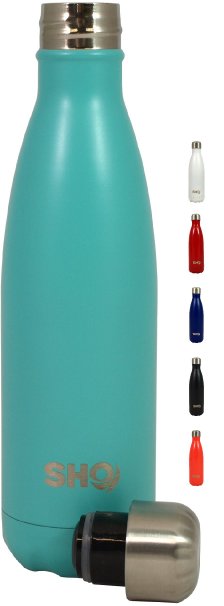YOUR Bottle by SHO - Ultimate Vacuum Insulated Double Walled Stainless Steel Water Bottle and Drinks Bottle - 24 Hours Cold and 12 Hot - 500ml - Perfect Sports Water Bottle Vacuum Flask Bottle and Everyday Water Bottles - BPA Free - Lifetime Guarantee