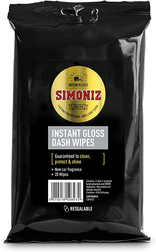 Simoniz Instant Gloss Dash Wipes 20pk