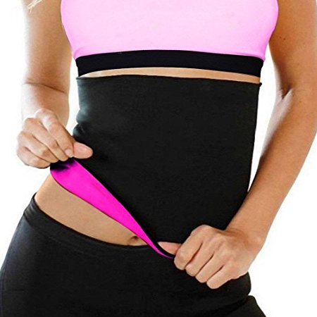 HAMACTIV Hot Thermo Sweat Shapers Slimming Belt Sauna Waist Cincher Girdle for Weight Loss Women & Men