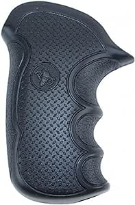 Pachmayr Diamond Pro Grip for Taurus Compact Public Defender with Steel Frame, Black