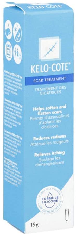 Kelo-Cote Silicone Scar Gel, 15g