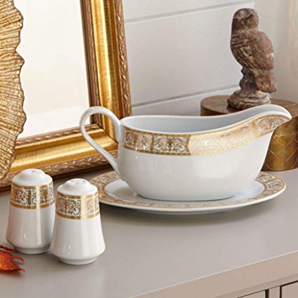 Brylanehome Medici 4-Pc. Porcelain Serving Set