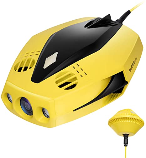 CHASING Dory Underwater Drone - 1080p Full HD Underwater Drone with Camera for Real Time Viewing, APP Remote Control, Palm-Sized and Portable with Carrying Case, WiFi Buoy and 49 ft Tether, ROV