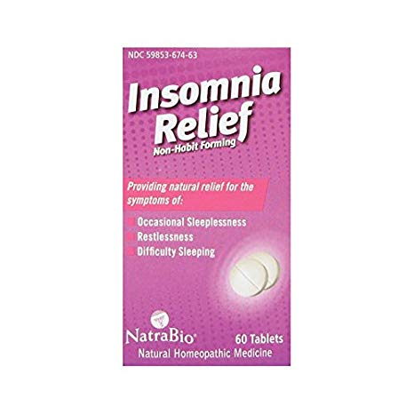 Insomnia Relief Natra-Bio 60 Tabs