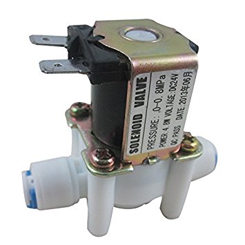 DIGITEN 24V 1/4" Inlet Feed Water Solenoid Valve for RO Reverse Osmosis Pure System