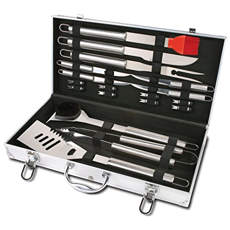 Chefs Basics Select Stainless Steel BBQ Set (18-Piece)