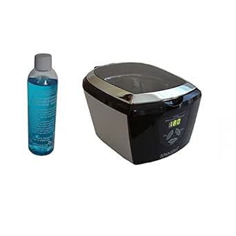 iSonic® Ultrasonic Jewelry Cleaner CD7810A with Cleaning Solution Concentrate CSGJ01, 110V