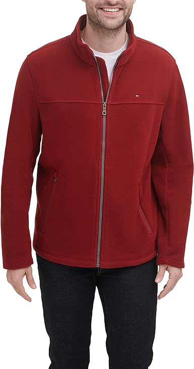 Tommy Hilfiger Men's Classic Zip Front Polar Fleece Jacket