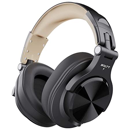 Fire-Boltt Blast 1400 Over -Ear Bluetooth Wireless Headphones with 25H Playtime, Thumping Bass, Lightweight Foldable Compact Design with Google/Siri Voice Assistance & in Built mic & 40mm Drivers