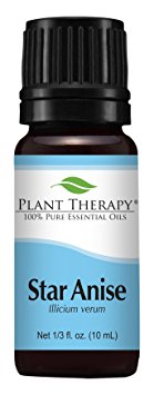 Plant Therapy Star Anise Essential Oil. 100% Pure, Undiluted, Therapeutic Grade. 10 ml (1/3 oz).