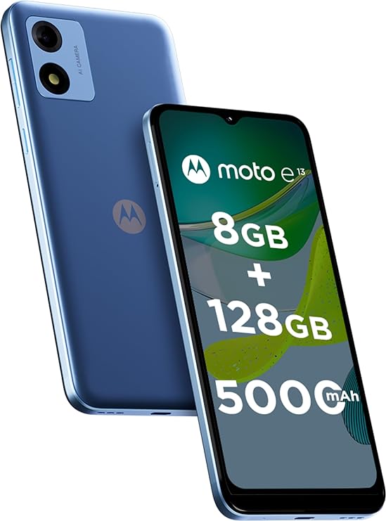 Motorola e13 8GB RAM 128GB Storage (Little Boy Blue)