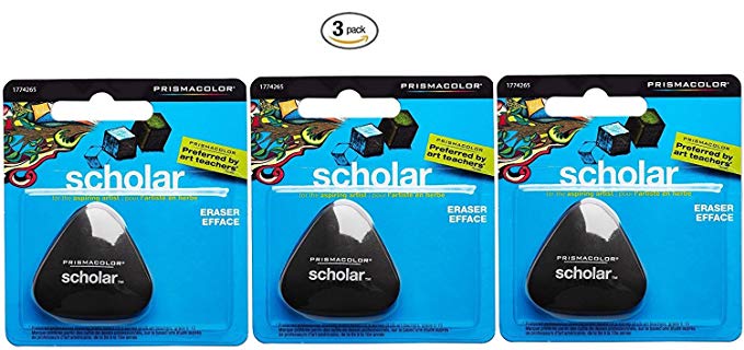 Prismacolor Scholar Pencil Eraser (Pack of 3)