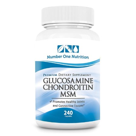 Number One Nutrition Glucosamine and Chondroitin and MSM 240 count