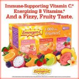 Emergen-C 1000 mg Vitamin C Dietary Supplement Drink Mix Super OrangeRaspberryTropical 90 Packets Net Wt 285 oz