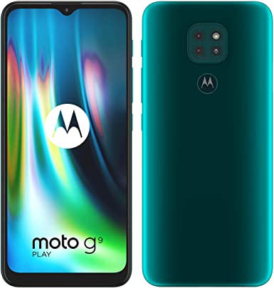 Motorola Moto G9 Play 6.5 Inch HD  Display, Qualcomm Snapdragon 662, 48MP Trible Main Camera, 5000 mAh Battery, Dual SIM, 4/46 GB, Android 10, Evergreen