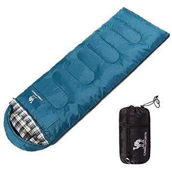 Camel Sleeping Bag Adults- 4 Season Warm Weather Winter Lightweight Waterproof Excellent Camping Gear Equipment, Traveling, Outdoor