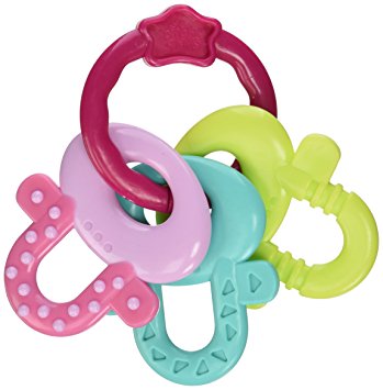 Bright Starts License to Drool Teether, Pretty in Pink