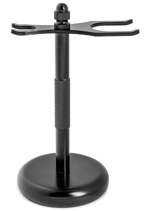 Perfecto Deluxe Black Razor and Brush Stand - The Best Safety Razor Stand This Will Prolong The Life Of Your Shaving Brush