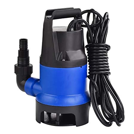 Murtisol 2100GPH Submersible Water Pump 400W 8000L/H Clean/Dirty Water Garden & Pool & Outdoor