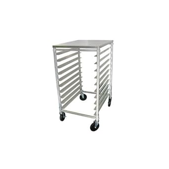 Update International APR-10HT 10 Tier Heavy Duty Pan Rack with Aluminum, Work Top, NSF Listed