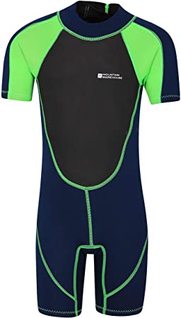 Mountain Warehouse Junior Shorty Wetsuit - Neoprene Kids Wetsuit